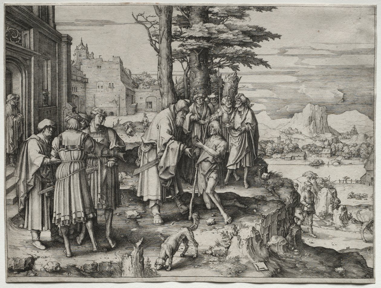 Návrat marnotratného syna, c. 1510. od Lucas van Leyden