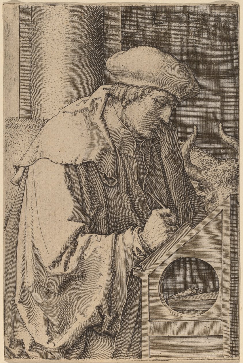 Svatý Lukáš od Lucas van Leyden