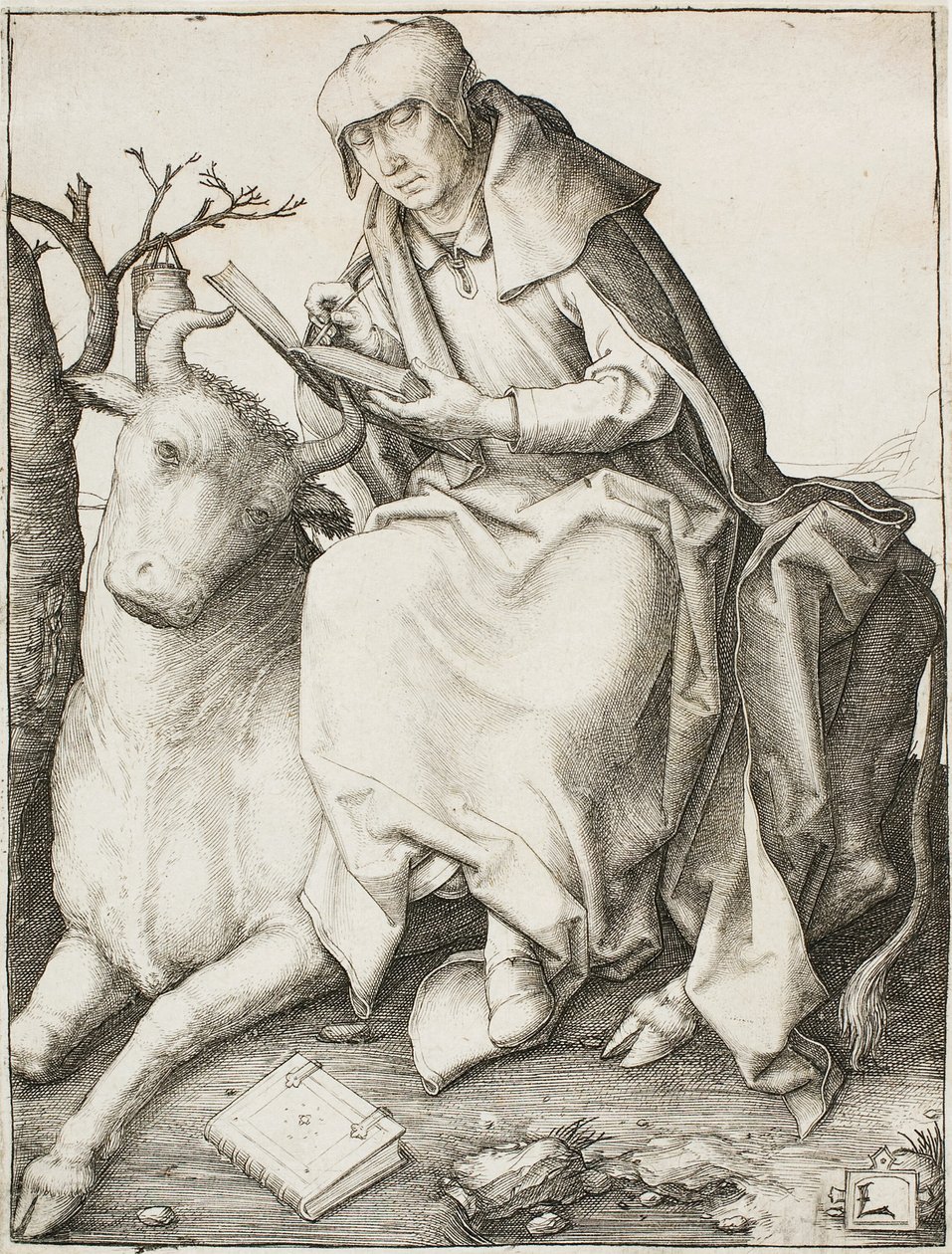 Svatý Lukáš od Lucas van Leyden