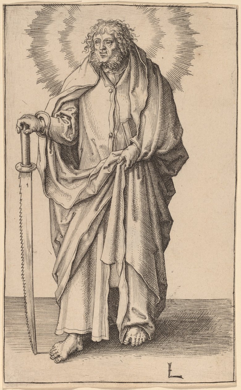 Svatý Šimon od Lucas van Leyden