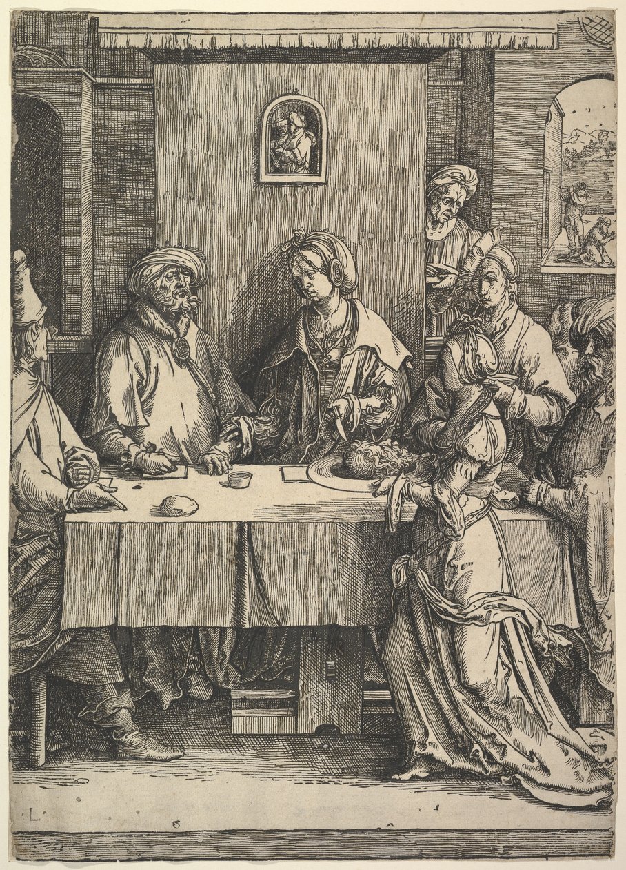 Salome s hlavou Jana Křtitele od Lucas van Leyden