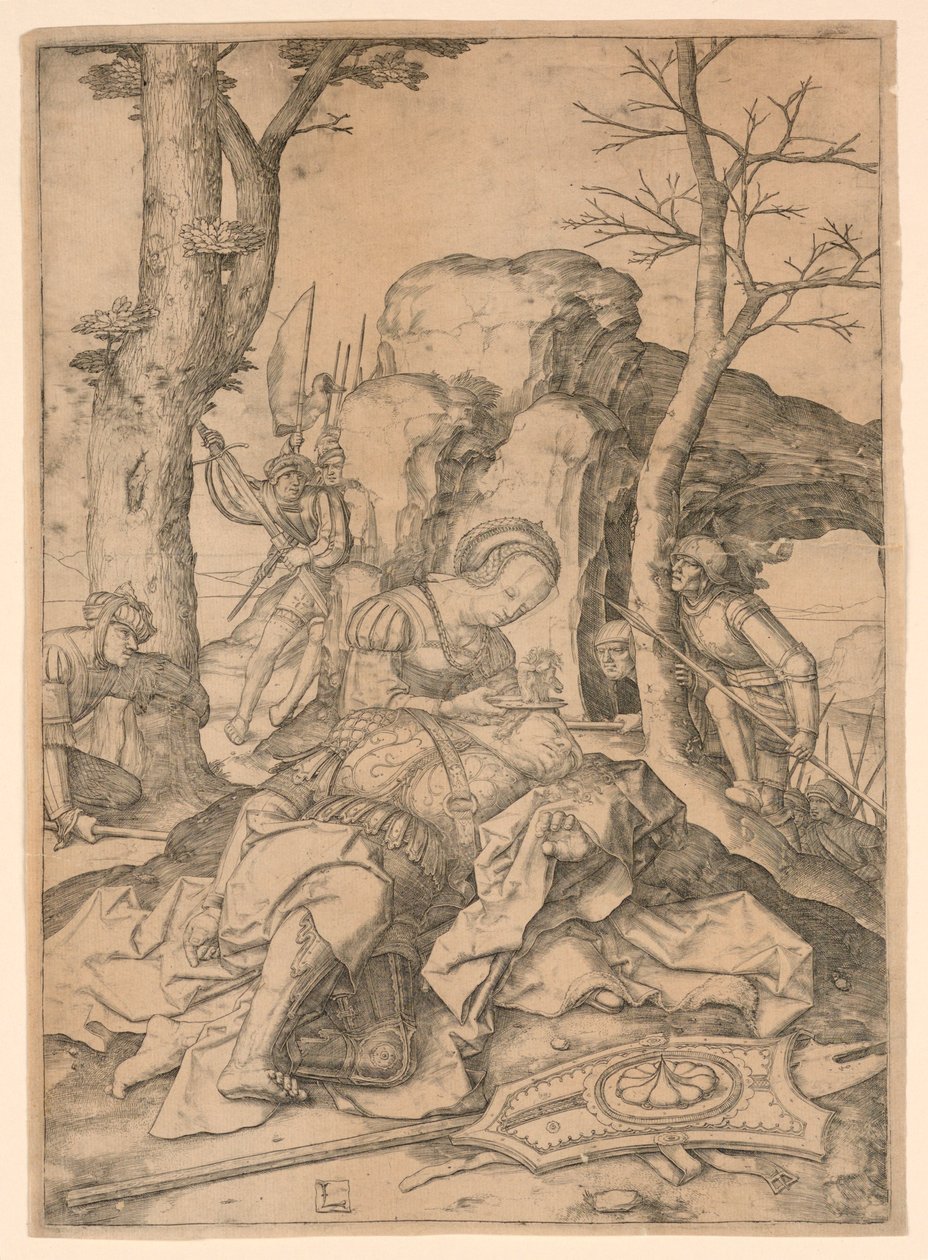 Samson a Dalila od Lucas van Leyden
