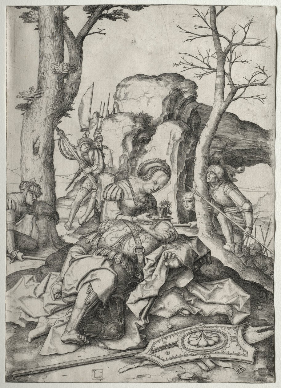 Samson a Dalila, c. 1507. od Lucas van Leyden