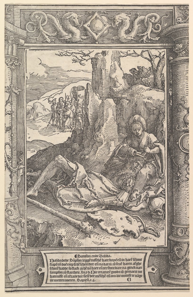 Samson a Dalila, ca. 1517. od Lucas van Leyden