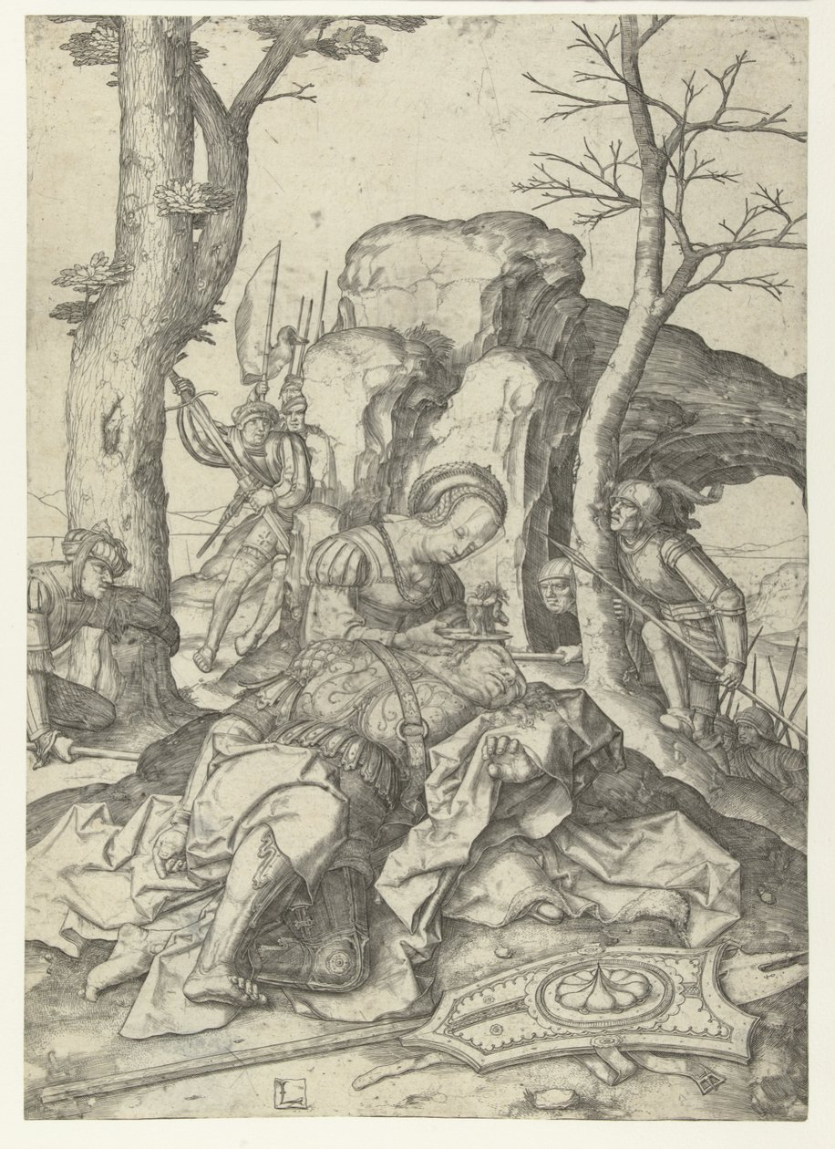 Samson a Dalila od Lucas van Leyden