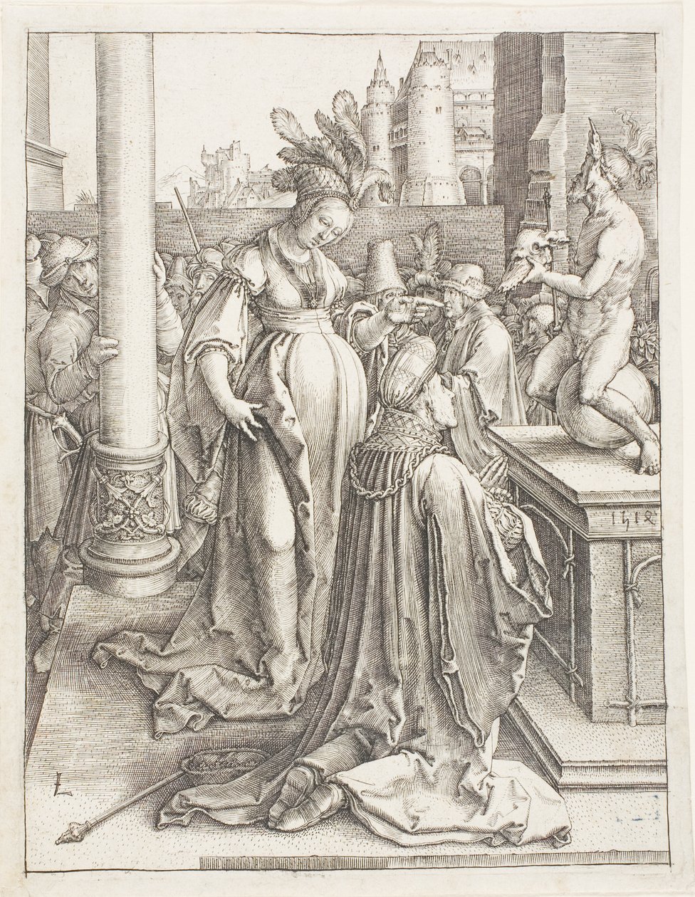Šalamounovo modlářství od Lucas van Leyden