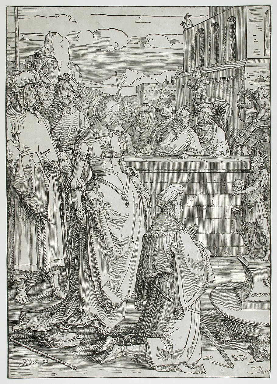 Šalomounovo modlářství od Lucas van Leyden