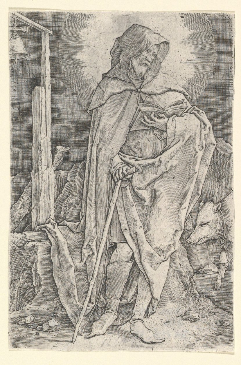 Svatý Antonín od Lucas van Leyden