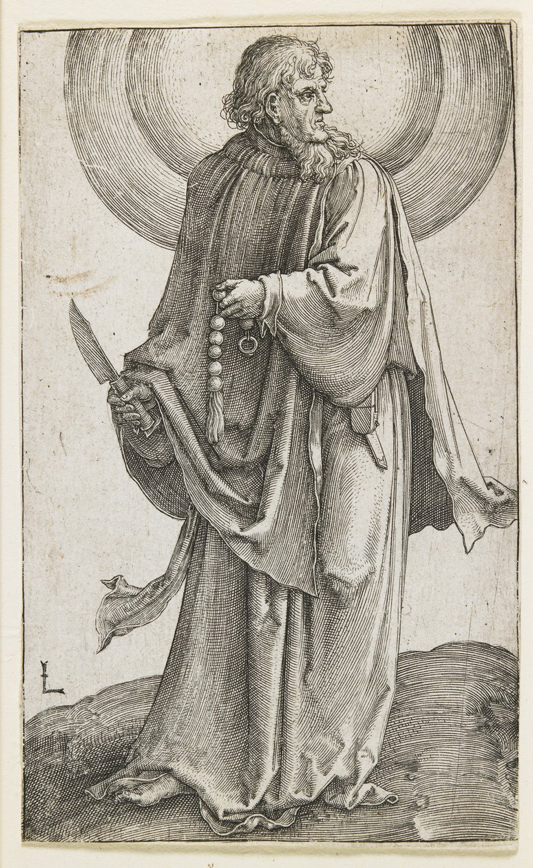 Bartoloměj, 1510 od Lucas van Leyden