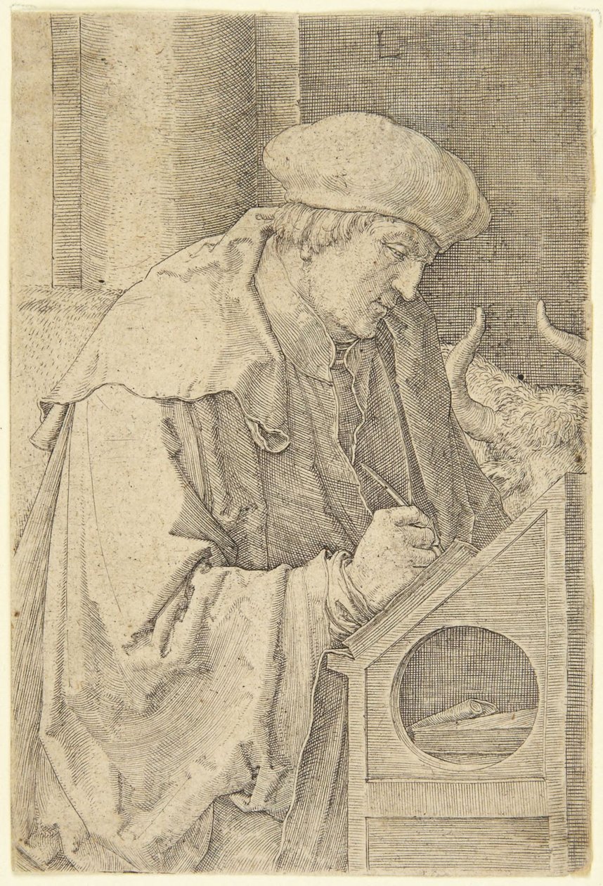 Svatý Lukáš od Lucas van Leyden