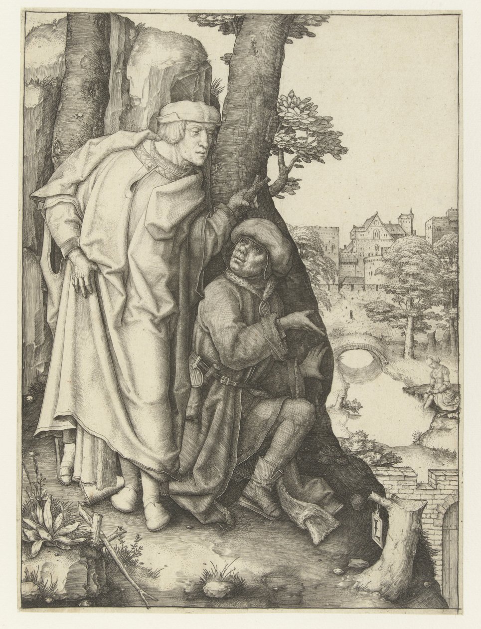 Susanna a starší od Lucas van Leyden