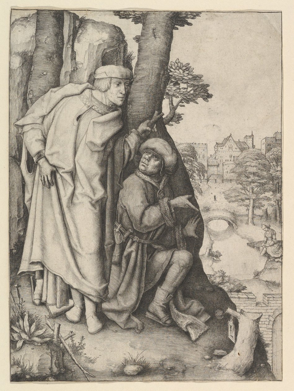 Susanna a dva starší od Lucas van Leyden