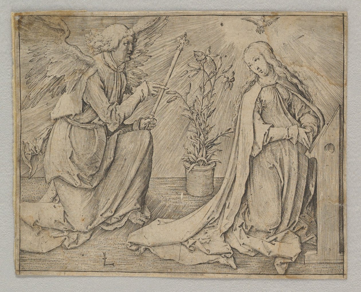 Zvěstování, ca. 1516. od Lucas van Leyden