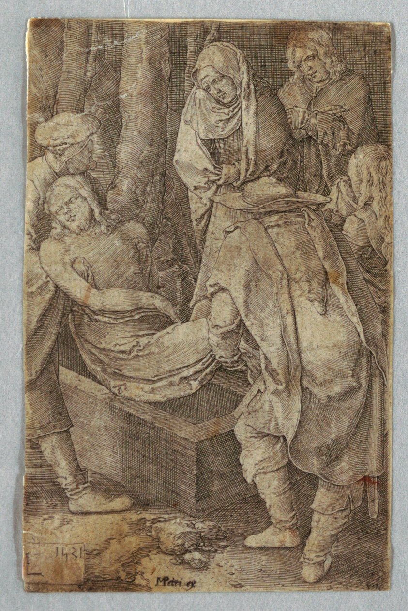 The Entombment, od The Passion od Lucas van Leyden