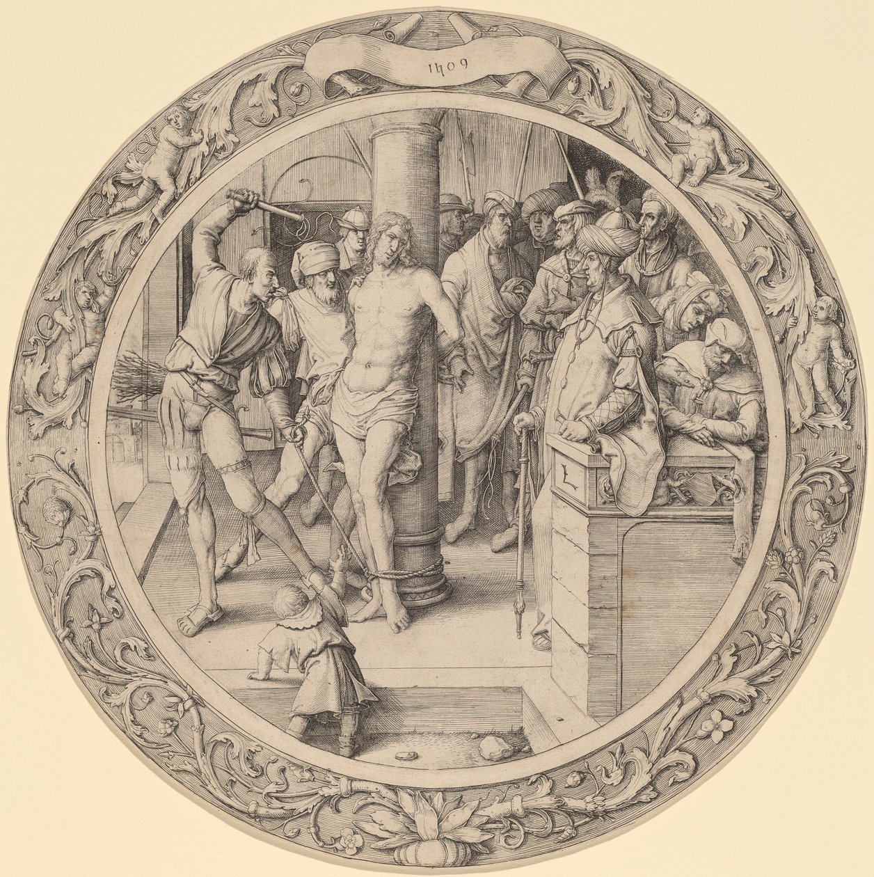 Bičování od Lucas van Leyden