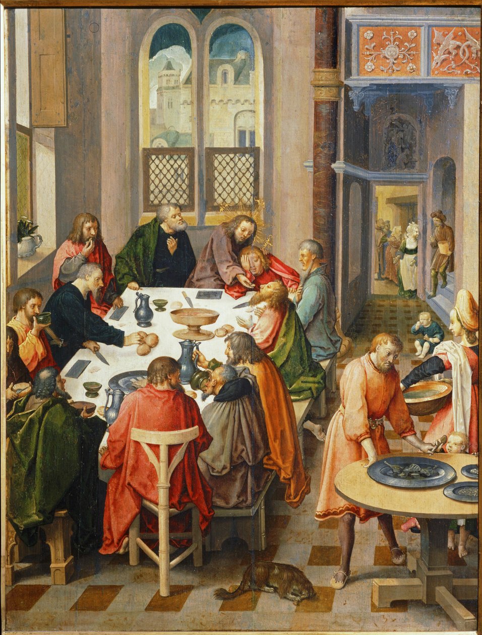 Poslední večeře ... od Lucas van Leyden