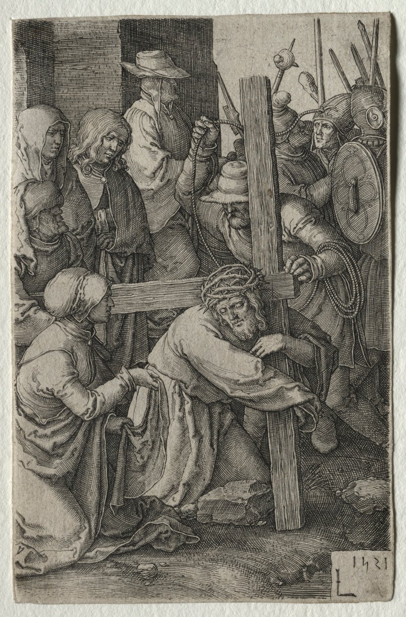 Umučení: Kristus nesoucí kříž, 1521. od Lucas van Leyden