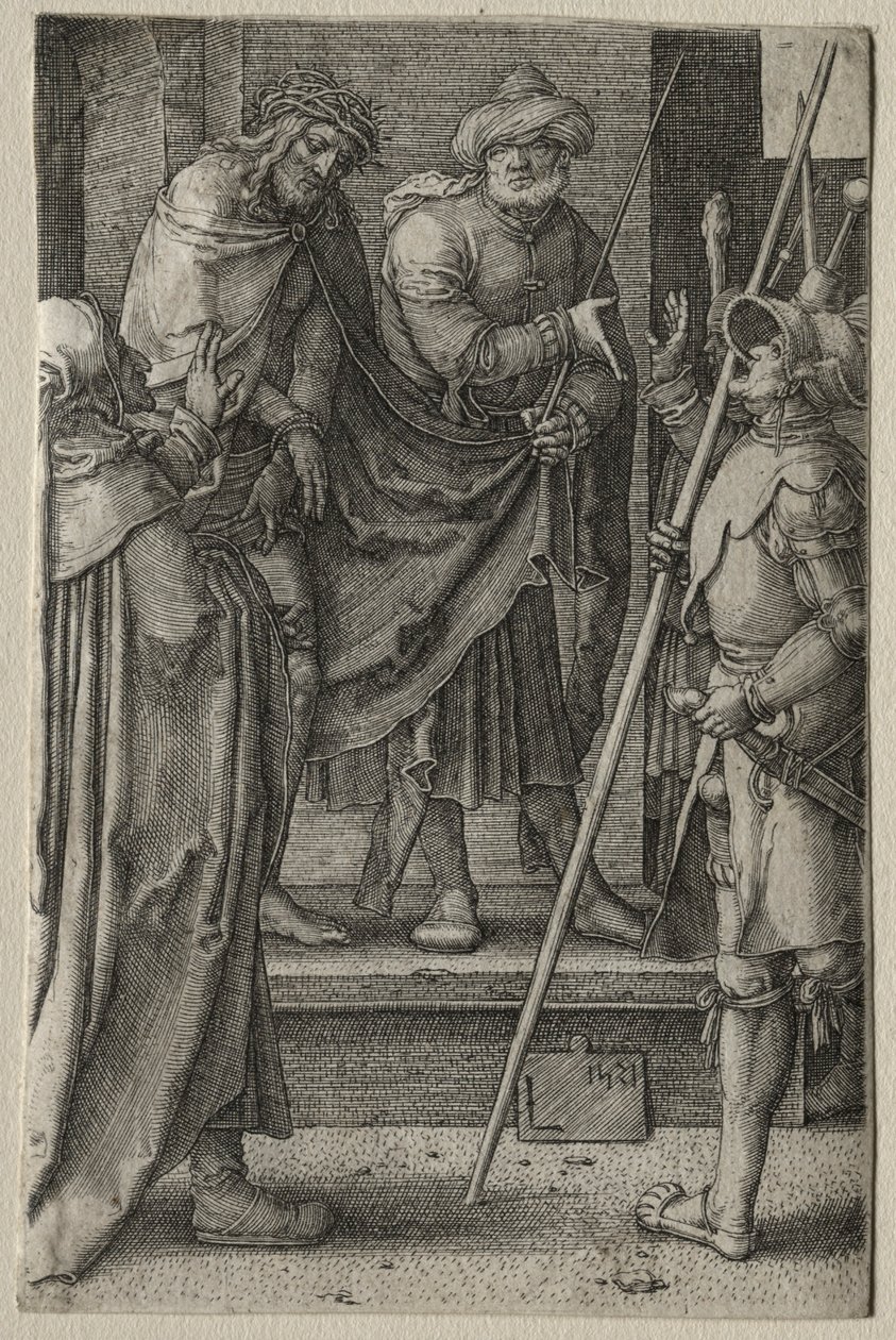 Umučení: Kristus představený lidu, 1521. od Lucas van Leyden