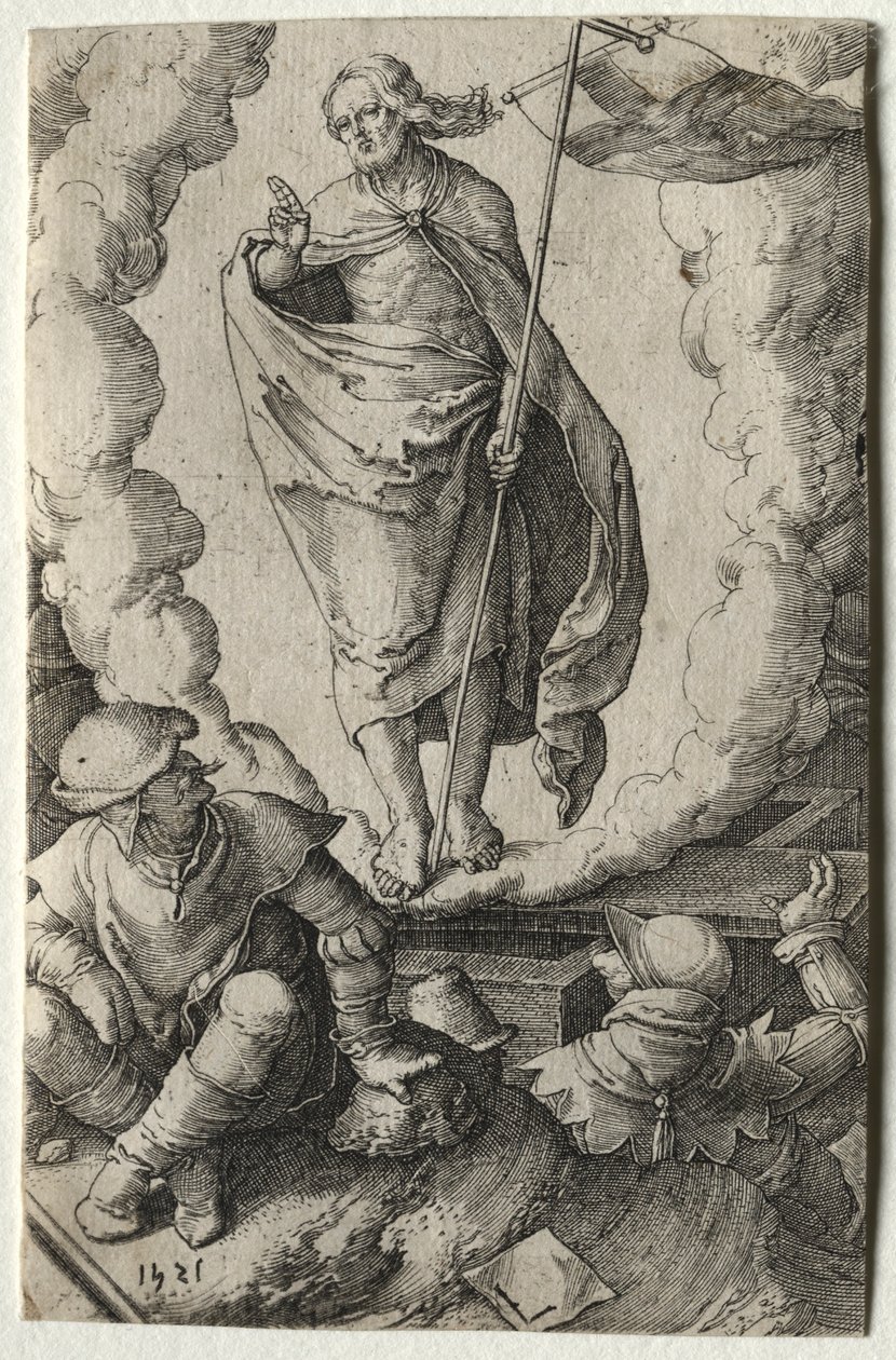Umučení: Vzkříšení, 1521. od Lucas van Leyden
