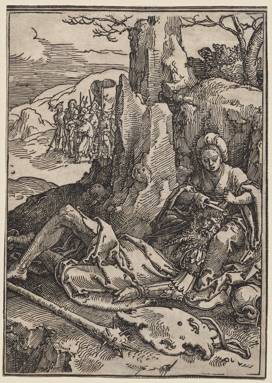 Síla žen: Samson a Dalila od Lucas van Leyden