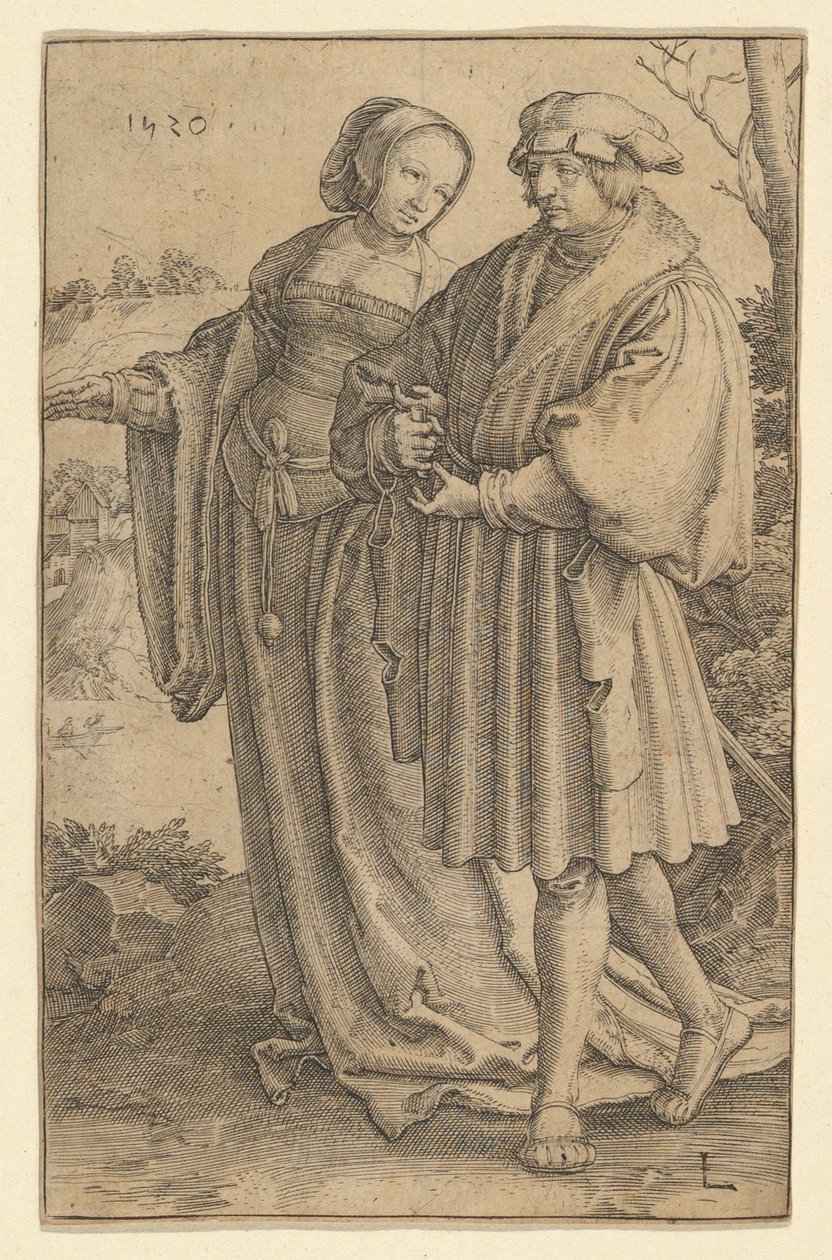 Promenáda, 1520. od Lucas van Leyden