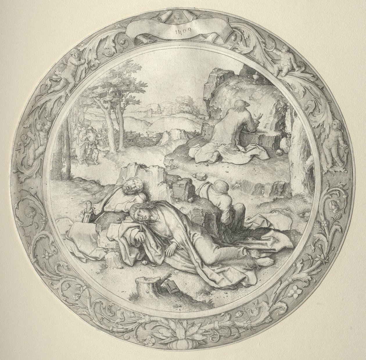 Kulaté pašije, 1509. od Lucas van Leyden