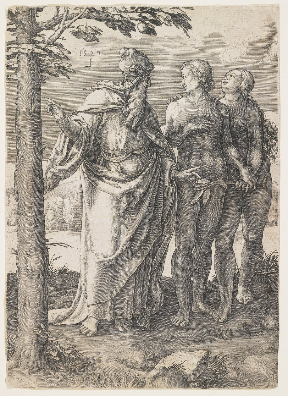Příběh Adama a Evy: První zákaz od Lucas van Leyden