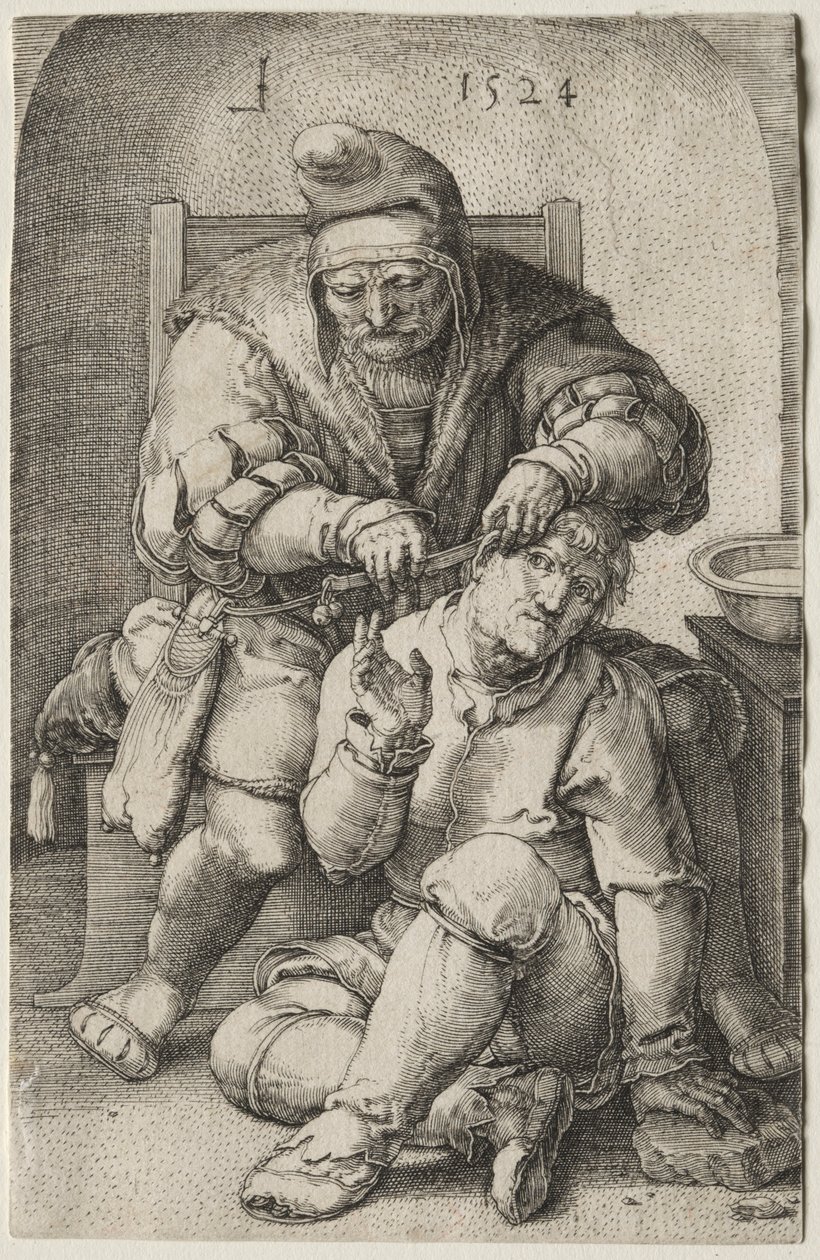 Chirurg, 1524. od Lucas van Leyden