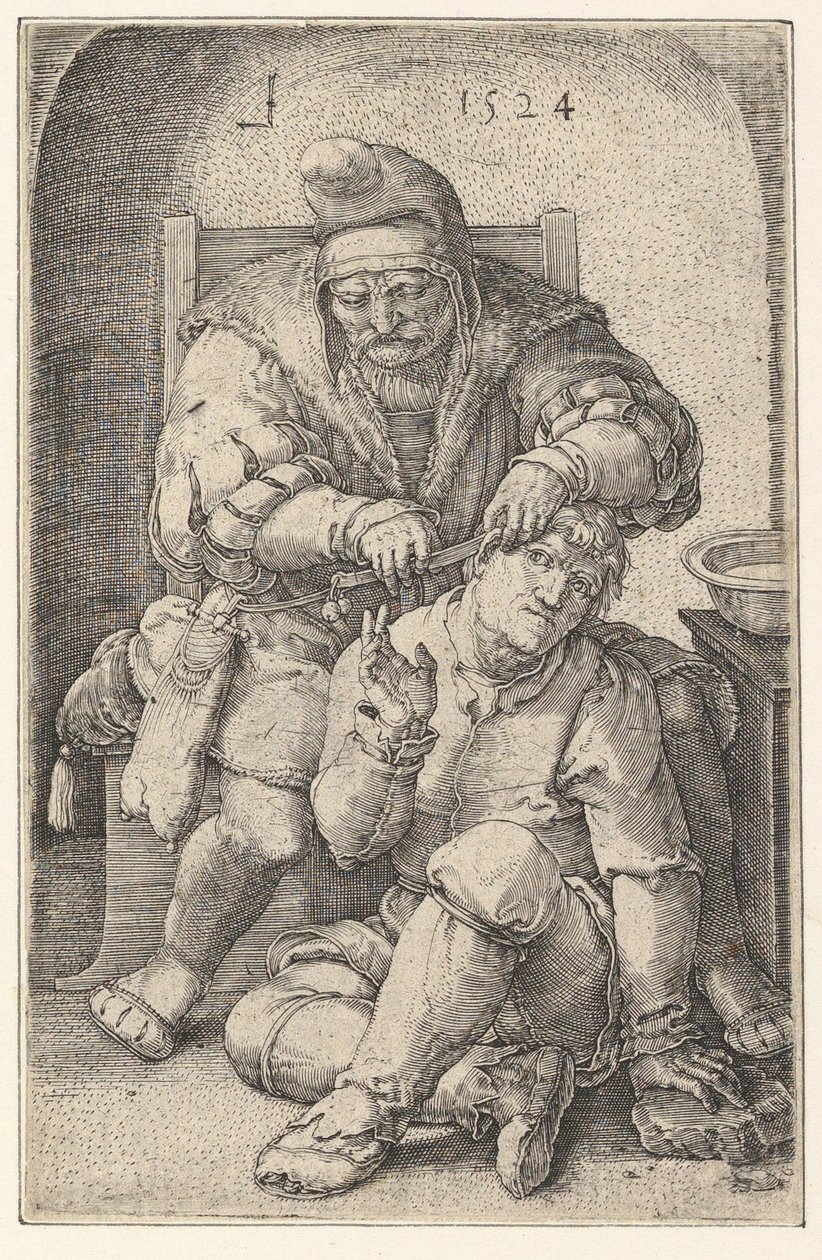 Chirurg, 1524. od Lucas van Leyden