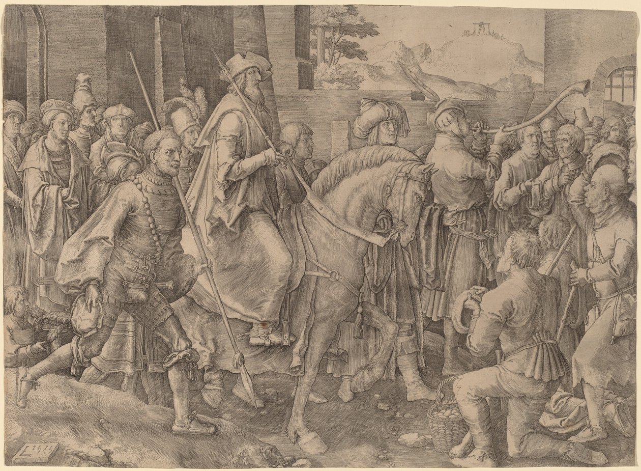 Triumf Mordecai od Lucas van Leyden