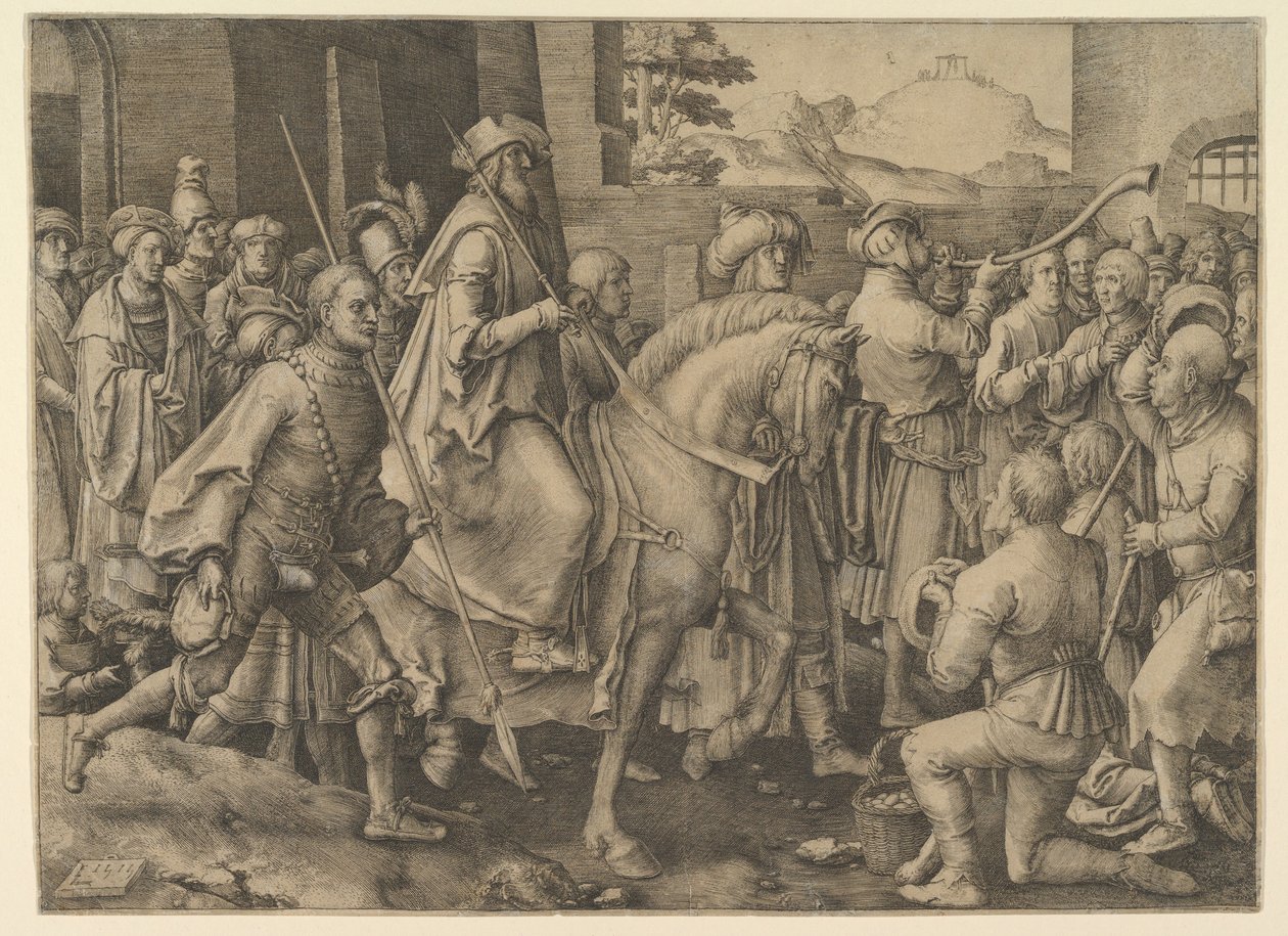 Triumf Mordecai, 1515. od Lucas van Leyden