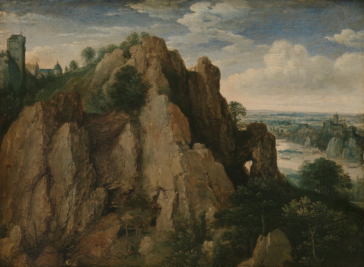 Hornatá krajina od Lucas van Valckenborch