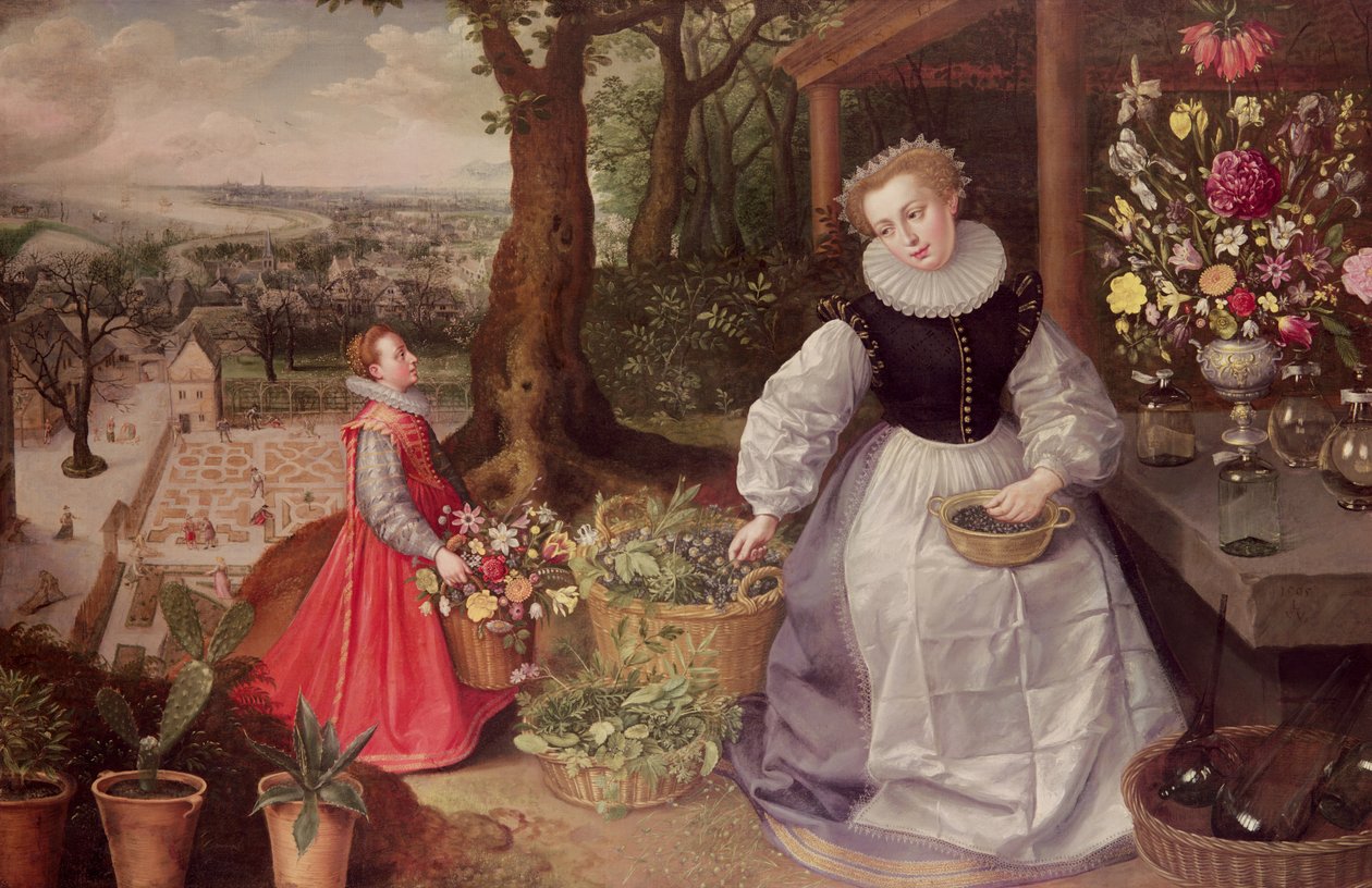 Jaro, 1595 od Lucas van Valckenborch