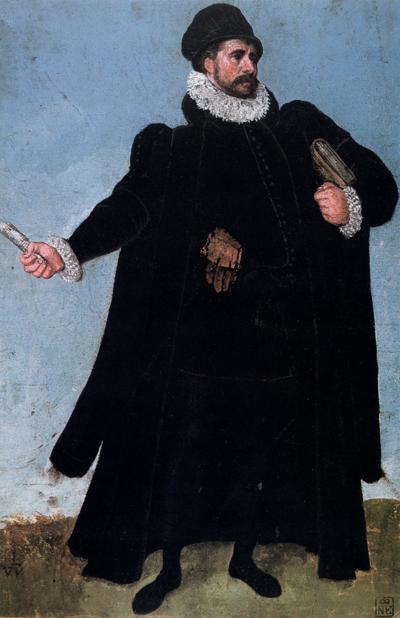 Studie o kostýmu, 16. století. od Lucas van Valckenborch