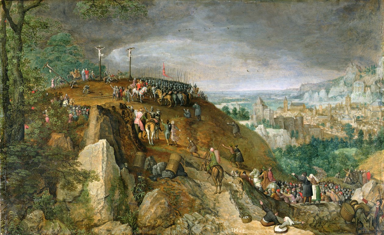 Ukřižování od Lucas van Valckenborch