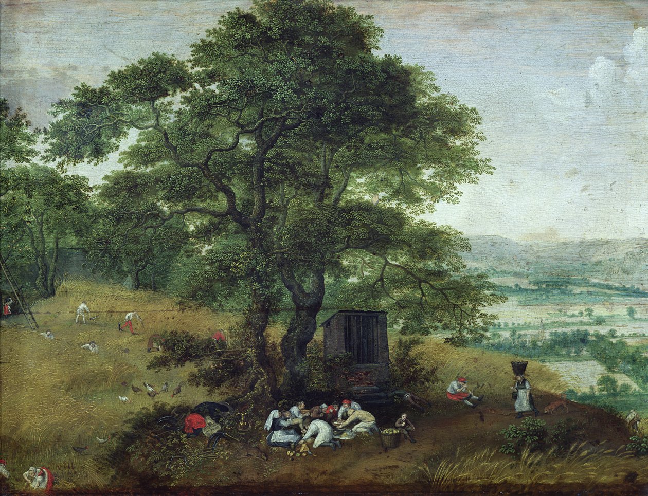 Sklizeň od Lucas van Valckenborch