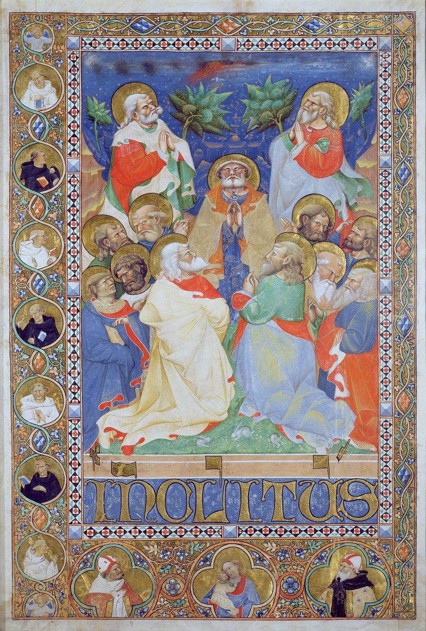 Misie apoštolů, Lombardie School vellum od Luchino Belbello
