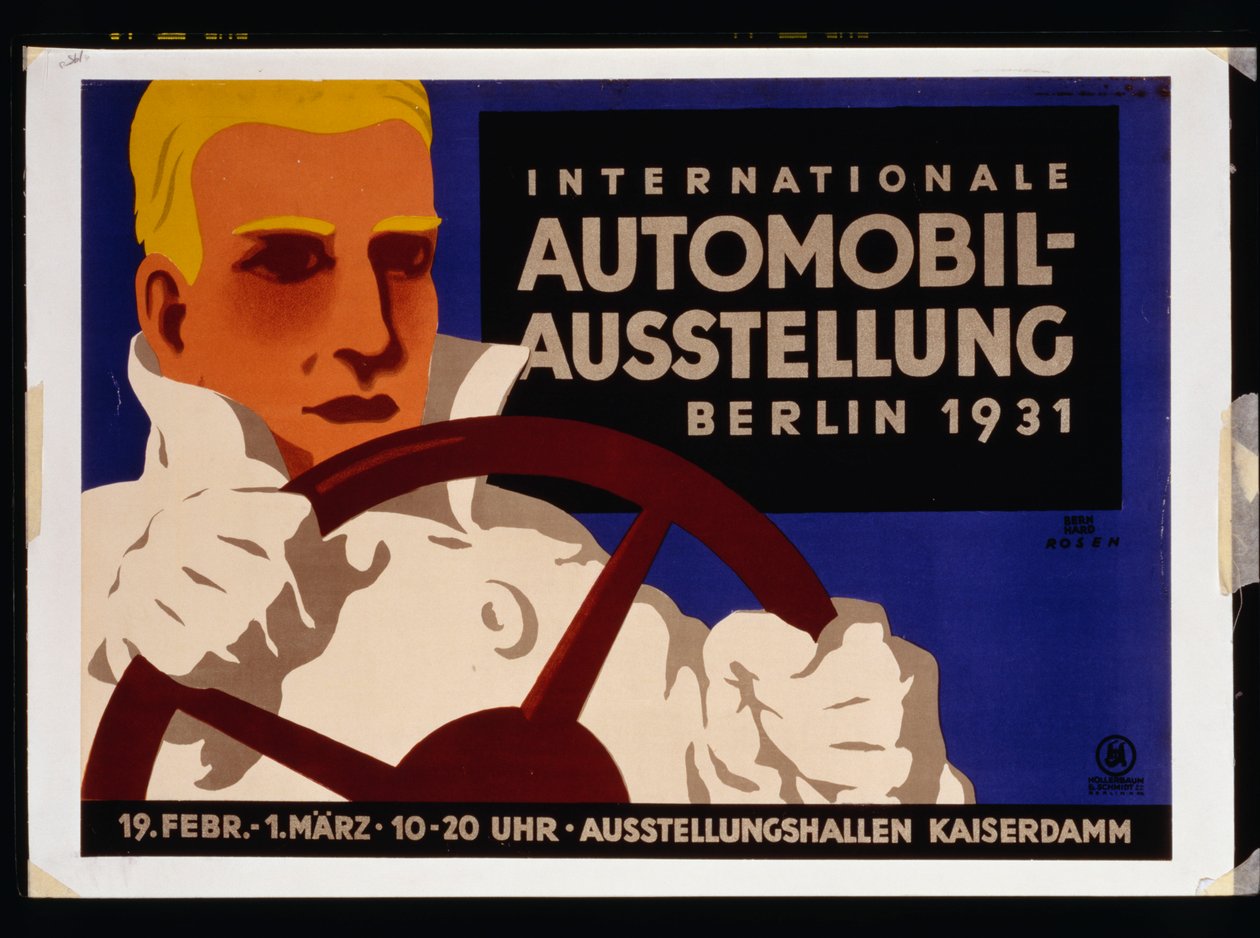 Mezinárodní autosalon v Berlíně 1931 od Lucian and Rosen F. (fl.1929) Bernhard