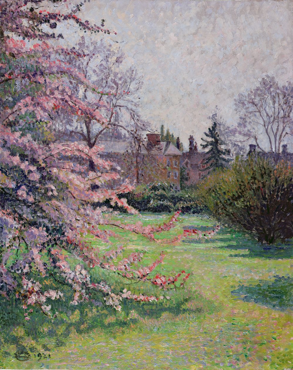Japonský krab Apple Blossom, Kew, 1921 od Lucien Pissarro