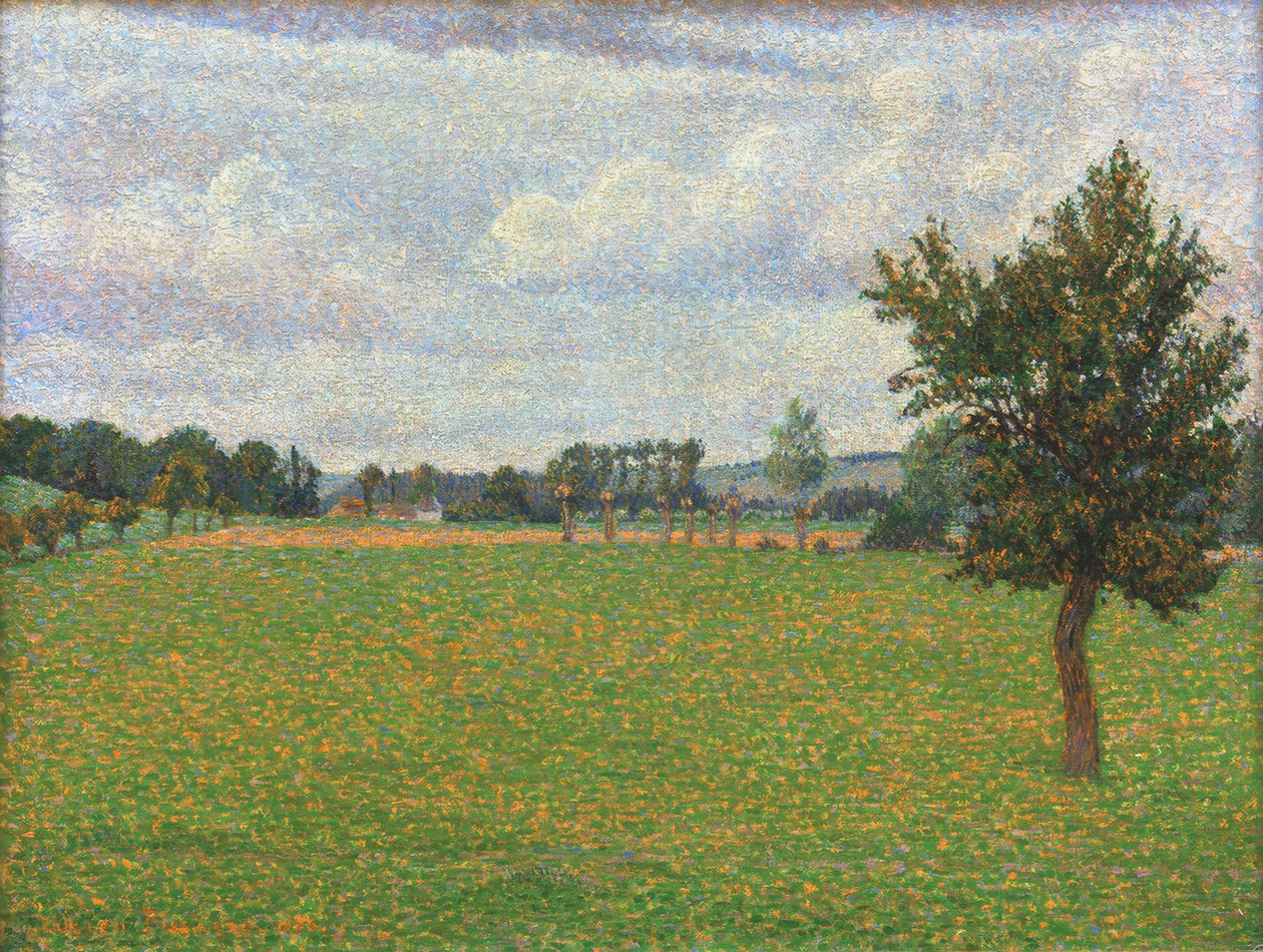 Prérie Tierceville od Lucien Pissarro