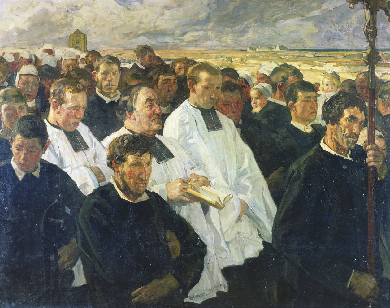 Průvod do Penmarchu, 1900 od Lucien Simon
