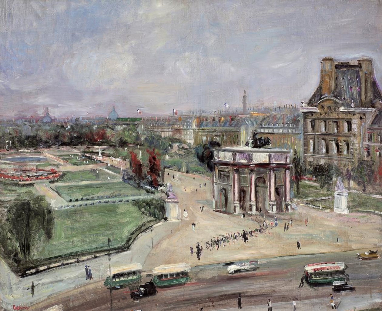 Arc du Carrousel od Lucien Adrion