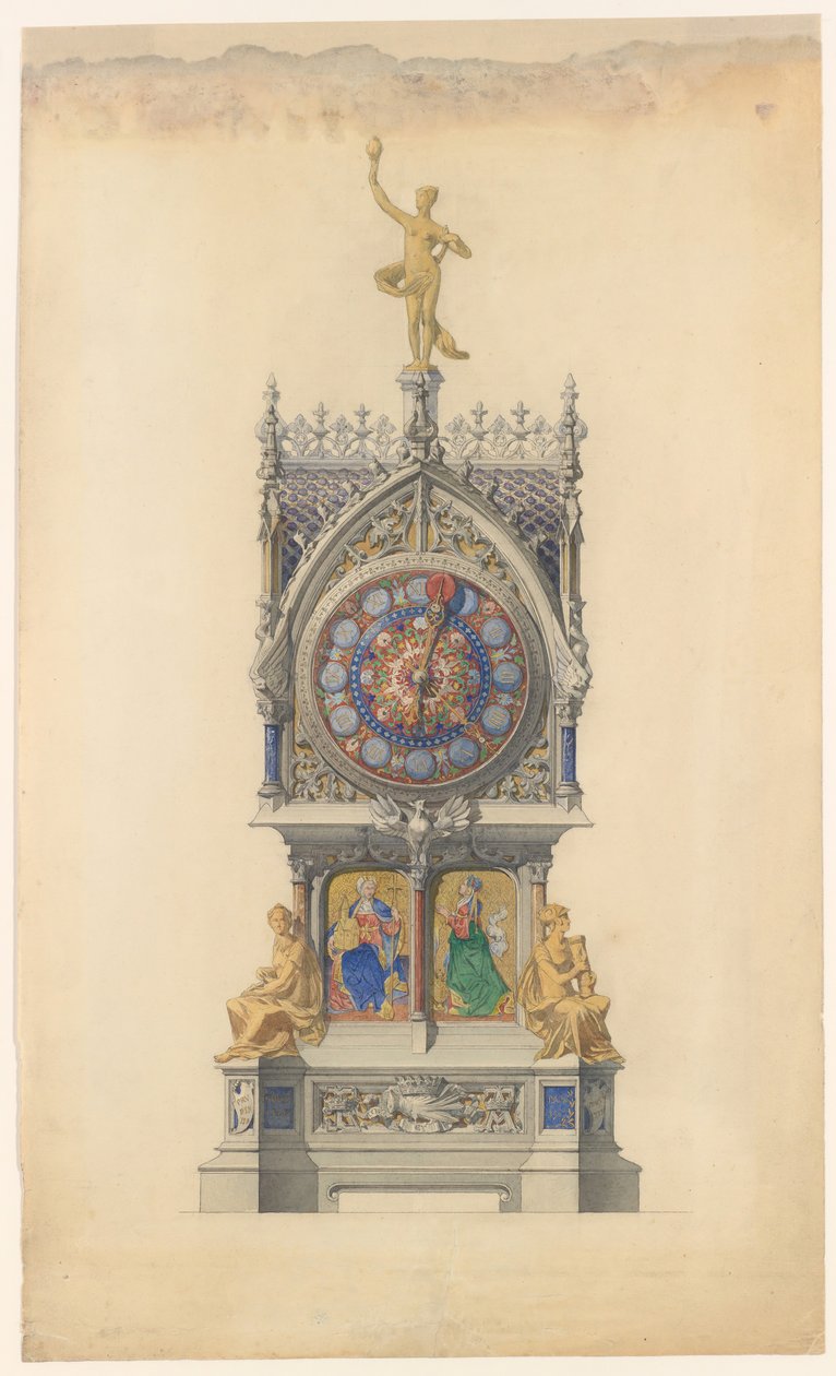 Design pro smaltované hodiny, ca. 1882. od Lucien Falize