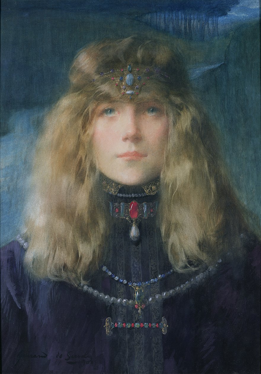 Mladá princezna od Lucien Guirand de Scevola