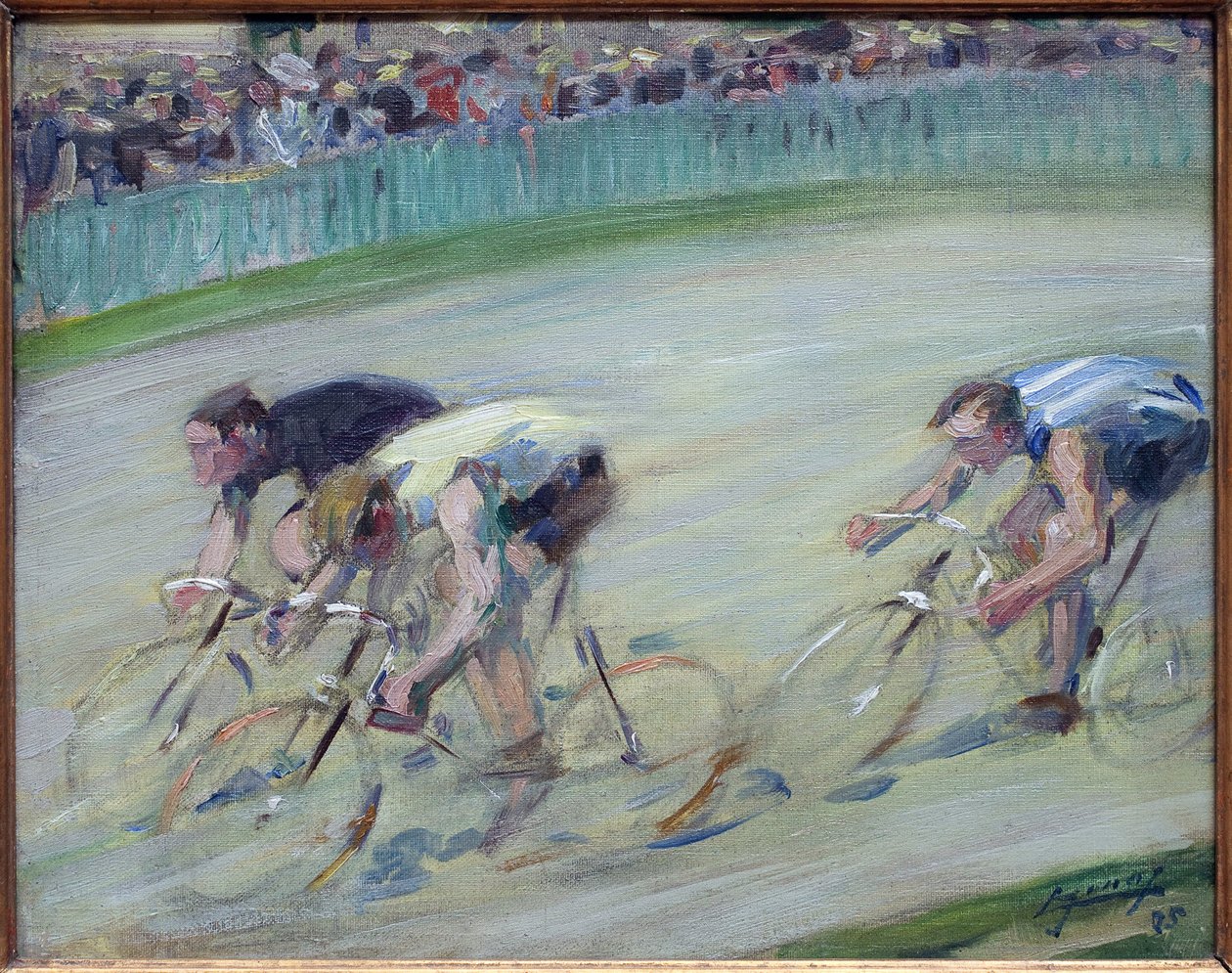 Poslední spěch. Obraz Luciena Jonase (1880-1947), olej na plátně 1905, francouzské umění, 20. století. Musee la piscine, Roubaix. od Lucien Hector Jonas