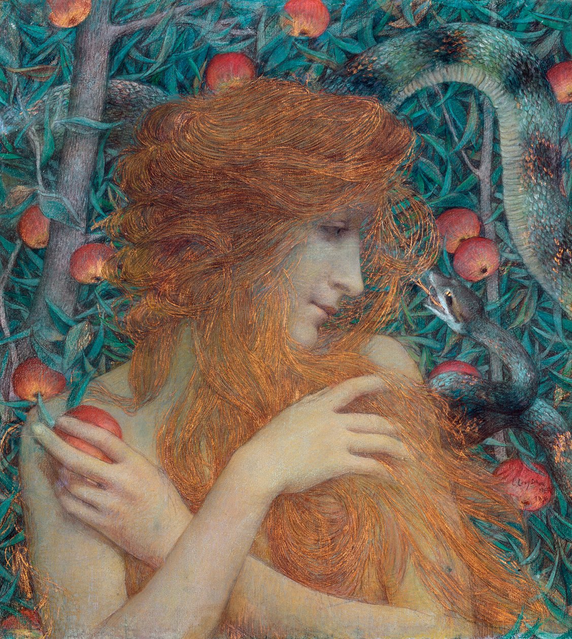 Eva od Lucien Levy Dhurmer