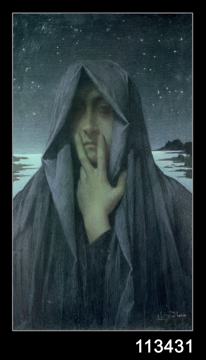 Ticho (olej na desce) od Lucien Levy Dhurmer