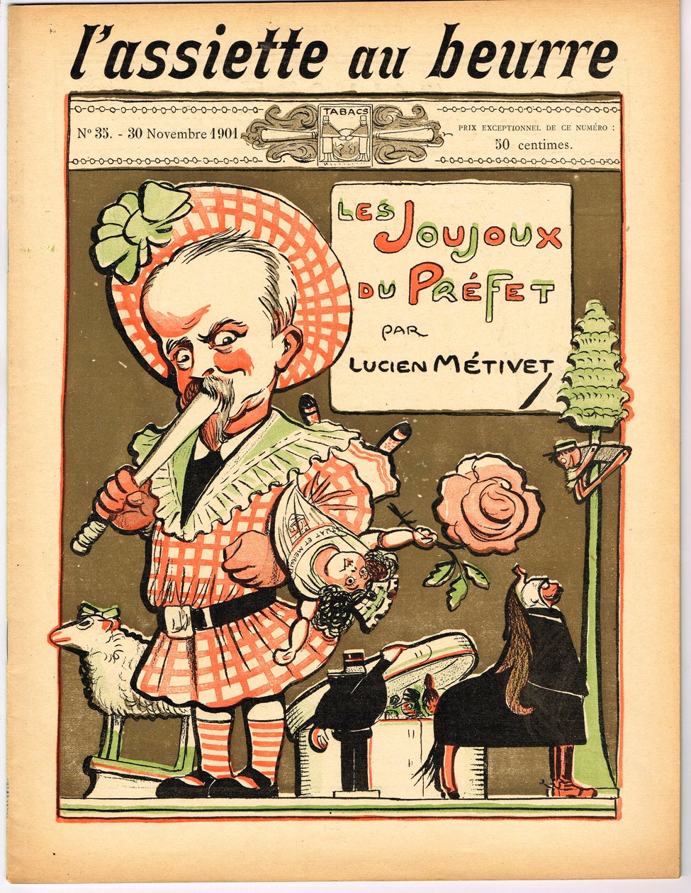Obálka "The Butter Tale" Satirical in Colors od Lucien Metivet