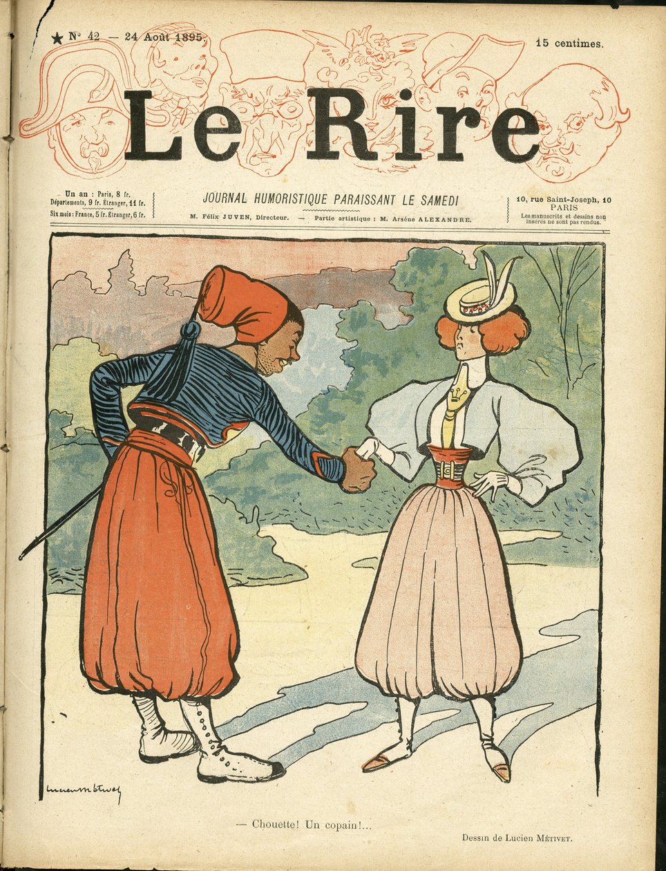 Obálka "Le Rire" od Lucien Metivet