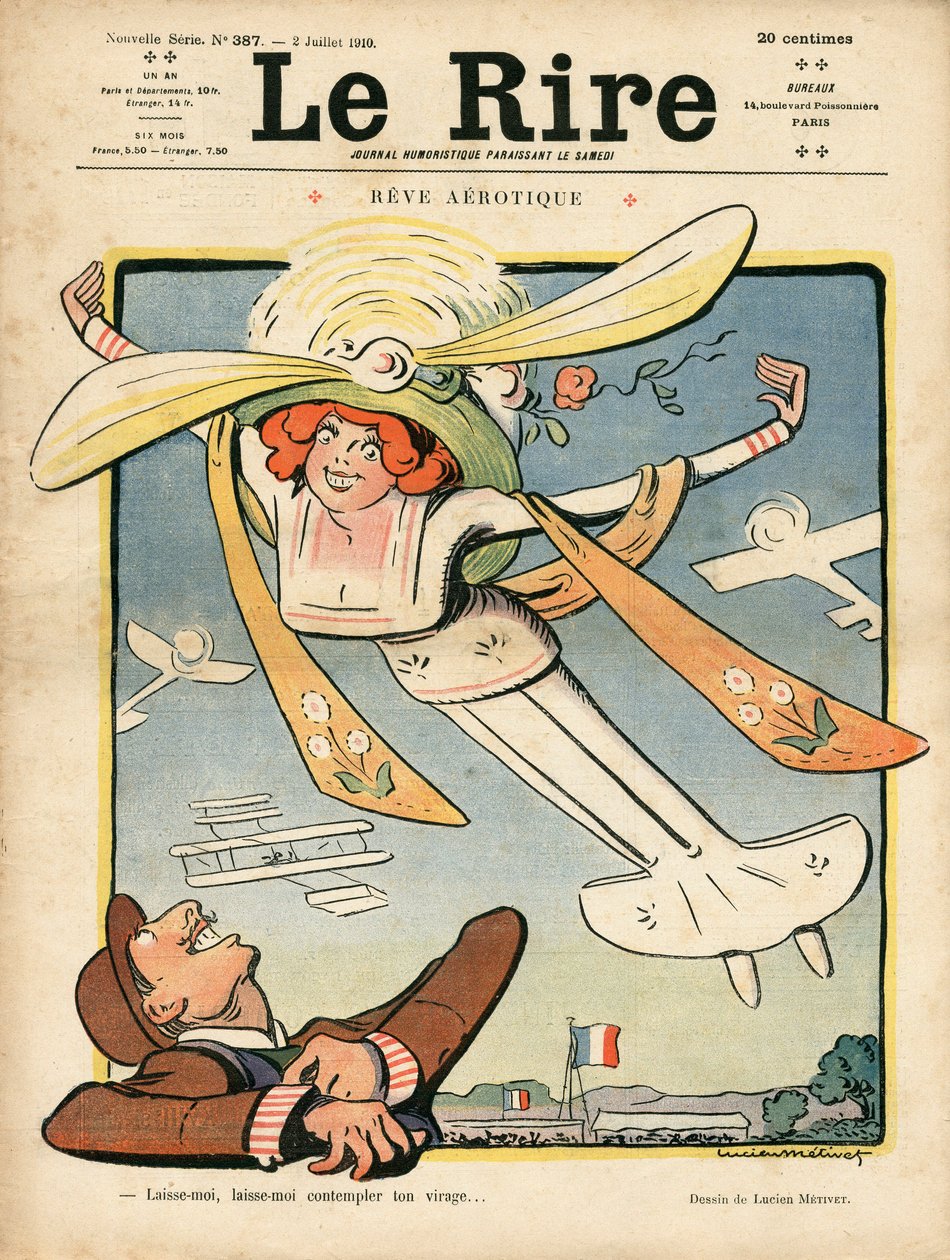Obálka "Le Rire" Satirical in Colors od Lucien Metivet